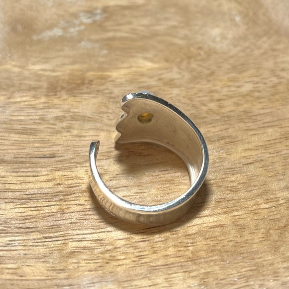 Ethiopian Opal 925 Sterling Silver Adjustable Open Ring - Picture 4 of 13